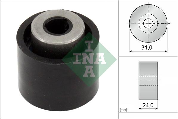 INA 532 0750 10 - Poulie renvoi / transmission, courroie de distribution cwaw.fr