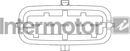 INTERMOTOR 19474 - Débitmètre de masse d'air cwaw.fr