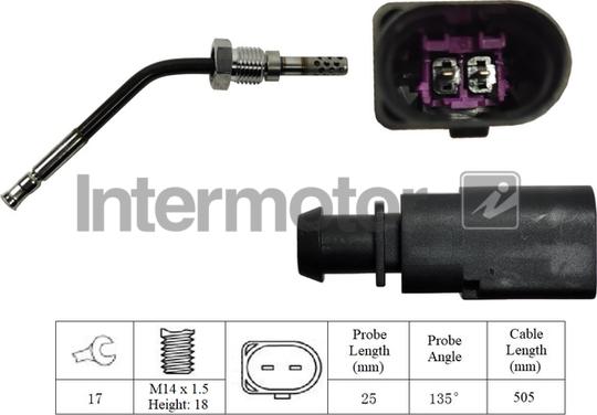 INTERMOTOR 27060 - Capteur, température des gaz cwaw.fr