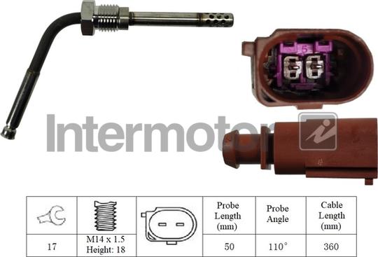 INTERMOTOR 27262 - Capteur, température des gaz cwaw.fr