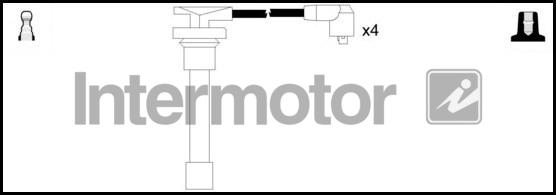 INTERMOTOR 76196 - Kit de câbles d'allumage cwaw.fr