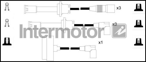 INTERMOTOR 76351 - Kit de câbles d'allumage cwaw.fr