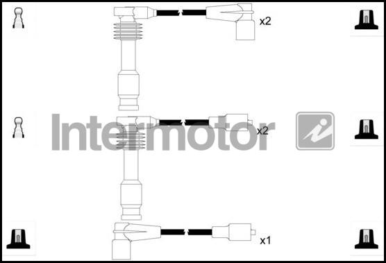 INTERMOTOR 73867 - Kit de câbles d'allumage cwaw.fr