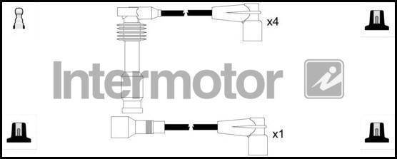 INTERMOTOR 73809 - Kit de câbles d'allumage cwaw.fr