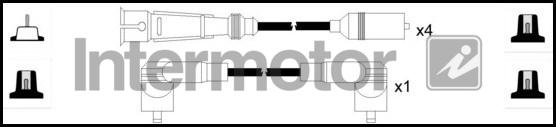 INTERMOTOR 73819 - Kit de câbles d'allumage cwaw.fr