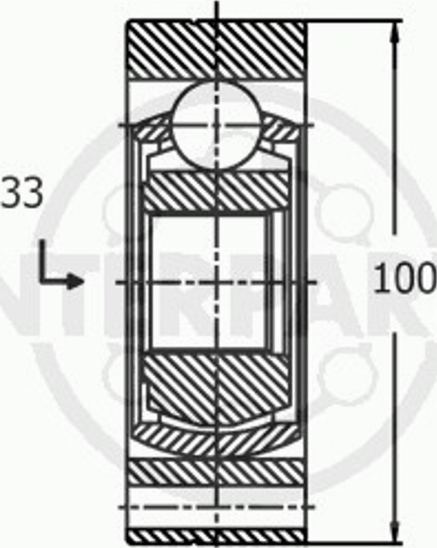 InterParts IJ-6041 - Jeu de joints, arbre de transmission cwaw.fr