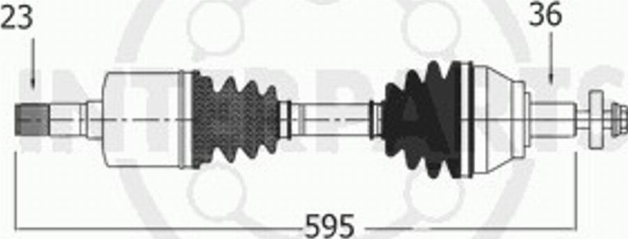 InterParts FD-8-01-158 - Arbre de transmission cwaw.fr