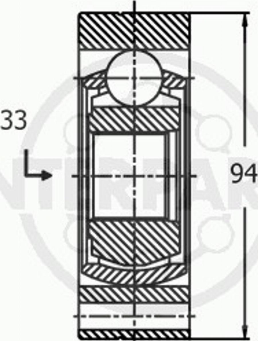 InterParts IJ-6049 - Jeu de joints, arbre de transmission cwaw.fr