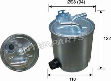 InterParts IPF-913 - Filtre à carburant cwaw.fr