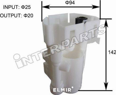 InterParts IPFT-H015 - Filtre à carburant cwaw.fr