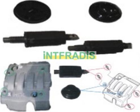 INTFRADIS 1999BL - Éléments de fixation, cache moteur cwaw.fr