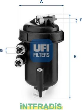 INTFRADIS 101091 - Boîtier, filtre de carburant cwaw.fr