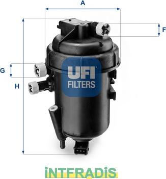 INTFRADIS 101064 - Boîtier, filtre de carburant cwaw.fr