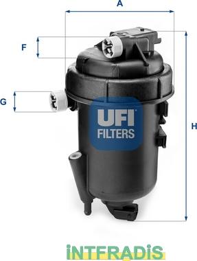 INTFRADIS 101071 - Boîtier, filtre de carburant cwaw.fr