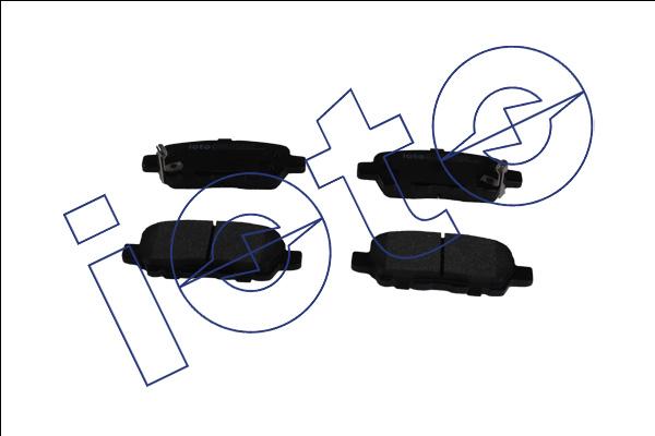 IOTO 10401-30202 - Kit de plaquettes de frein, frein à disque cwaw.fr