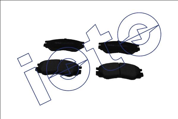 IOTO 10601-30203 - Kit de plaquettes de frein, frein à disque cwaw.fr