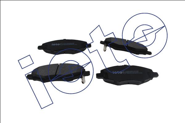 IOTO 10104-30204 - Kit de plaquettes de frein, frein à disque cwaw.fr