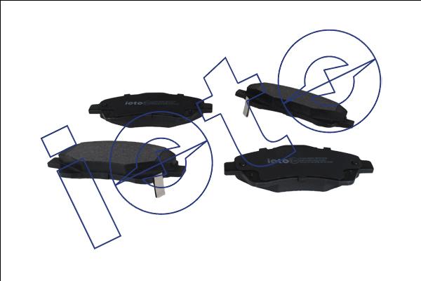 IOTO 10105-30201 - Kit de plaquettes de frein, frein à disque cwaw.fr