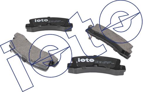 IOTO 10101-30205 - Kit de plaquettes de frein, frein à disque cwaw.fr