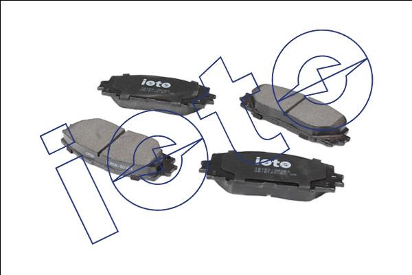 IOTO 10103-30203 - Kit de plaquettes de frein, frein à disque cwaw.fr