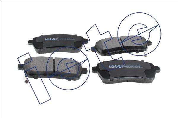 IOTO 10805-30201 - Kit de plaquettes de frein, frein à disque cwaw.fr