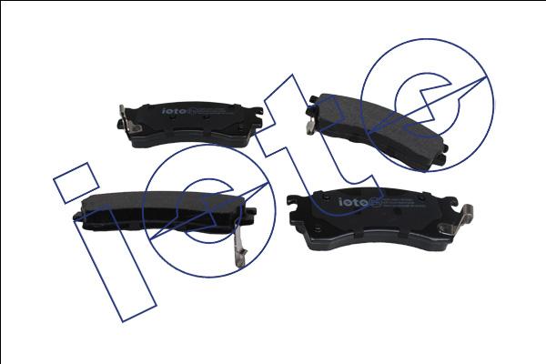 IOTO 10802-30201 - Kit de plaquettes de frein, frein à disque cwaw.fr