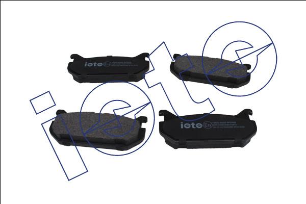 IOTO 10802-30202 - Kit de plaquettes de frein, frein à disque cwaw.fr