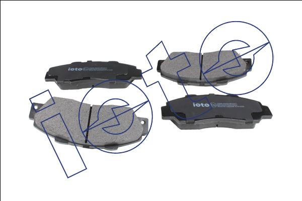 IOTO 10305-30205 - Kit de plaquettes de frein, frein à disque cwaw.fr