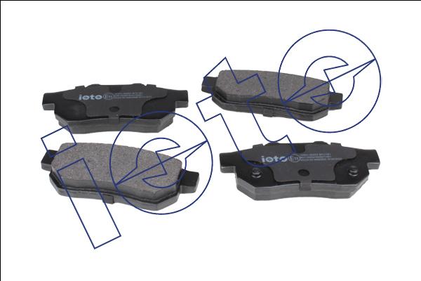 IOTO 10301-30202 - Kit de plaquettes de frein, frein à disque cwaw.fr