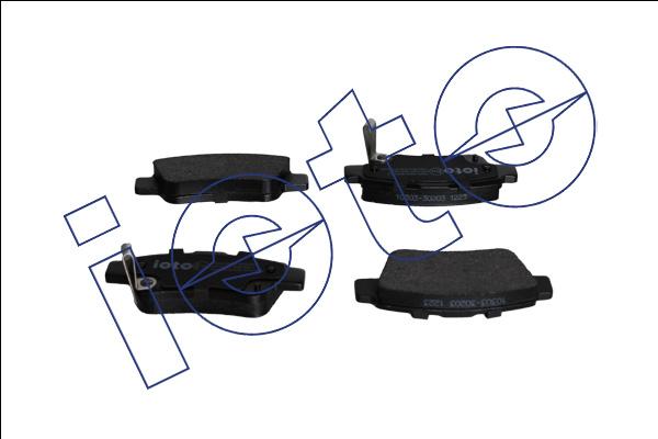 IOTO 10303-30203 - Kit de plaquettes de frein, frein à disque cwaw.fr