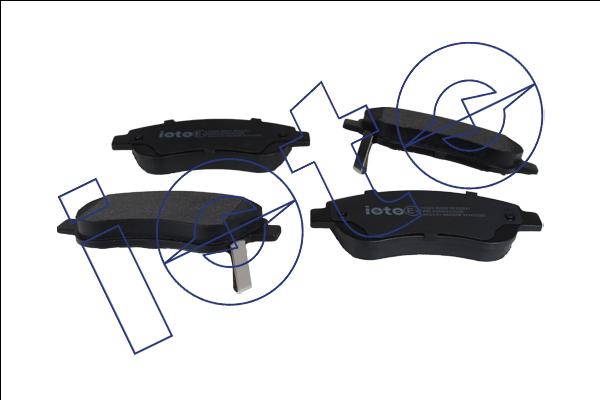 IOTO 10303-30202 - Kit de plaquettes de frein, frein à disque cwaw.fr