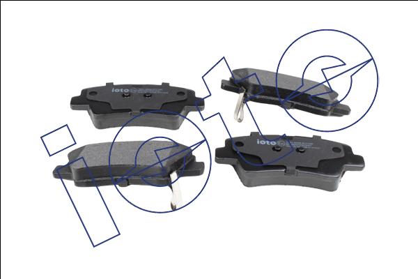 IOTO 10201-30206 - Kit de plaquettes de frein, frein à disque cwaw.fr