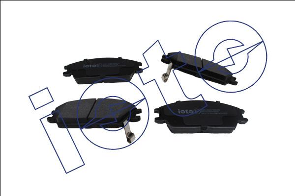 IOTO 10201-30201 - Kit de plaquettes de frein, frein à disque cwaw.fr