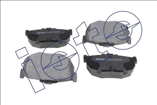 IOTO 10212-30203 - Kit de plaquettes de frein, frein à disque cwaw.fr