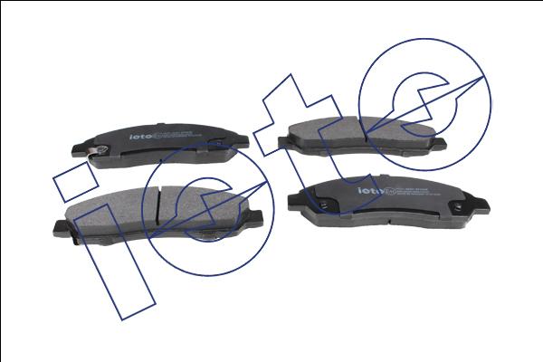 IOTO 10701-30201 - Kit de plaquettes de frein, frein à disque cwaw.fr