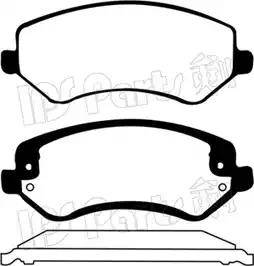 IPS Parts IBD-1994 - Kit de plaquettes de frein, frein à disque cwaw.fr