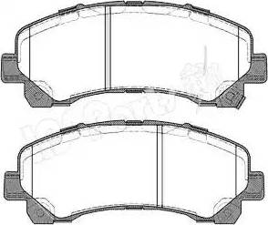 IPS Parts IBD-1905 - Kit de plaquettes de frein, frein à disque cwaw.fr