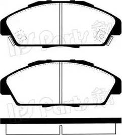 IPS Parts IBD-1492 - Kit de plaquettes de frein, frein à disque cwaw.fr