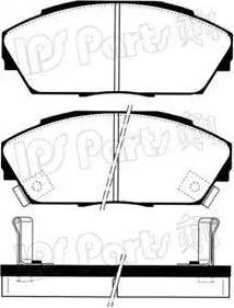 IPS Parts IBD-1440 - Kit de plaquettes de frein, frein à disque cwaw.fr