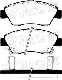 IPS Parts IBD-1435 - Kit de plaquettes de frein, frein à disque cwaw.fr