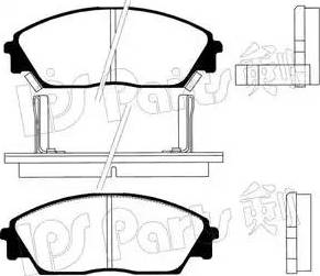 IPS Parts IBD-1423 - Kit de plaquettes de frein, frein à disque cwaw.fr