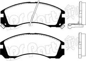 IPS Parts IBD-1599 - Kit de plaquettes de frein, frein à disque cwaw.fr