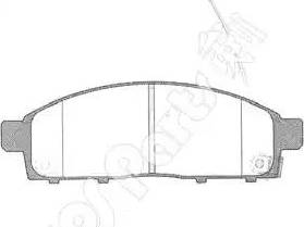 IPS Parts IBD-1501 - Kit de plaquettes de frein, frein à disque cwaw.fr