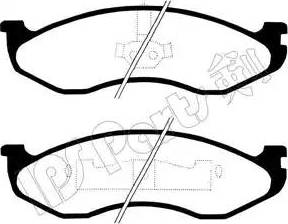 IPS Parts IBD-1057 - Kit de plaquettes de frein, frein à disque cwaw.fr