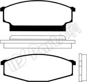 IPS Parts IBD-1132 - Kit de plaquettes de frein, frein à disque cwaw.fr