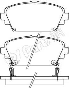 IPS Parts IBD-1176 - Kit de plaquettes de frein, frein à disque cwaw.fr