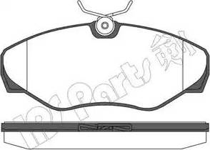 IPS Parts IBD-1170 - Kit de plaquettes de frein, frein à disque cwaw.fr