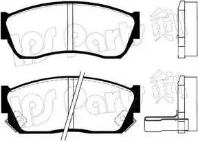 IPS Parts IBD-1805 - Kit de plaquettes de frein, frein à disque cwaw.fr