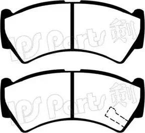 IPS Parts IBD-1815 - Kit de plaquettes de frein, frein à disque cwaw.fr