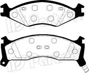 IPS Parts IBD-1392 - Kit de plaquettes de frein, frein à disque cwaw.fr